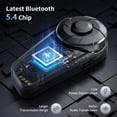 thumbnail image 2 of Auriculares Bluetooth para motocicleta Fodsports FX-S V5.4 IP67 negros, 2 of 9