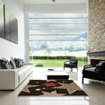 thumbnail image 6 of Ahgly Company Indoor Rectangle Patterned Black Bean Brown Area Rugs, 5' x 8', 6 of 6