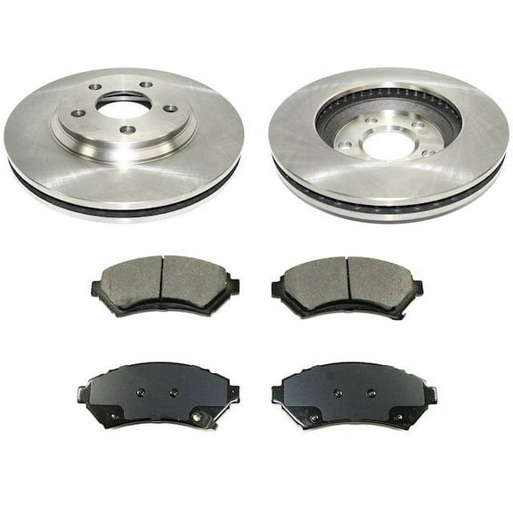 Front Brake Pad and Rotor Kit - Compatible with 2005 Chevy Impala