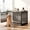 Gray, variant on Fowroa Collapsible Waterproof Pet Carrier, Portable Travel Bag for Small Medium Cats Dogs Up to 15lbs