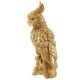 thumbnail image 5 of Estatua de pájaro de resina decorativa de loro para mueble de mesa., 5 of 7