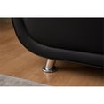 thumbnail image 2 of Kingway Furniture Lilian Faux Leather Livingroom Chair in Black, 2 of 7