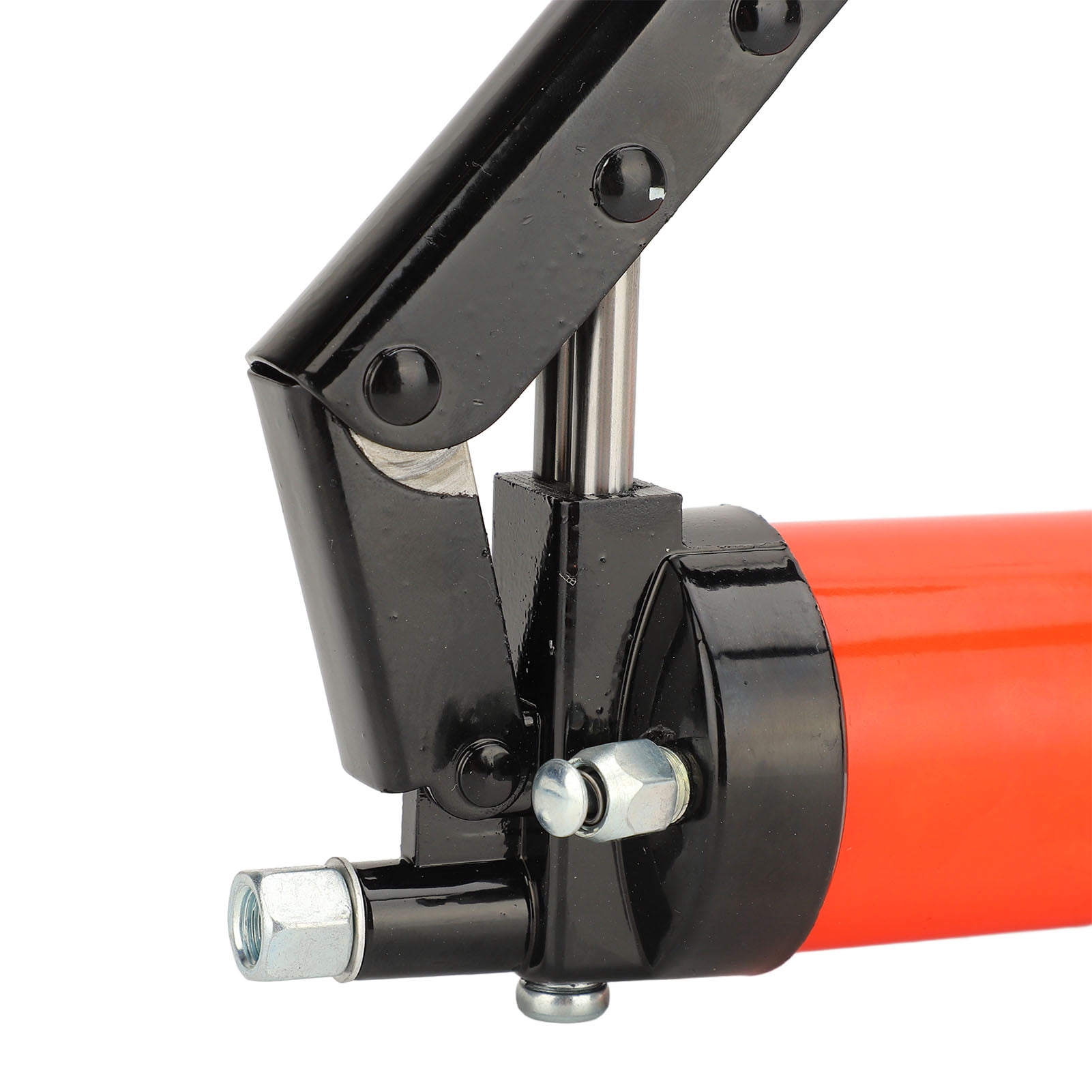 LAZIOEGR 600cc Dual Rod High Pressure Manual Grease Gun 14000PSI Effort Saving Lever Action Oiler for Industrial Automotive Tools (17.7 inches / 45 cm)