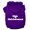 Purple, variant on Pet, Dog Cat Hoodie Screen Printed, "High Maintenance"