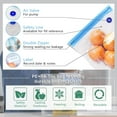 thumbnail image 5 of Manual Vacuum Sealer Kit with 40 Bags, Hand Pump Food Preservation System for Freezer Storage, 5 of 6