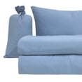 thumbnail image 1 of Sábanas King Size Onstore Estilo Algodón Egipcio 100% Extra Suave Azul Claro, 1 of 2