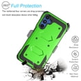 thumbnail image 6 of Tekcoo Cases for Samsung Galaxy A15 5G, [Buit-in Screen Protector] Combo Holster Belt Clip [Heavy Duty] [Kickstand] Full-Body Rugged Holster Case -Green, 6 of 10