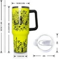 thumbnail image 2 of 40 Oz Tumbler with Handle and Straw Lid, Let It Bee Insulated Cup, Double Vacuum Leak Proof Coffee Travel Mug, Honey Bee Yellow Stainless Steel Water Bottle Gifts for Women Men, 2 of 6