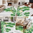 thumbnail image 5 of 5'x7' Area Rugs for Living Room Bedroom, St. Patrick's Day Washable Rug Carpet Runner Indoor Outdoor, Lucky Shamrock Watering Can Gnomes Daisy Wood Non Slip Floor Mats Area Rug for Kitchen, Nursery, 5 of 8
