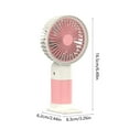 thumbnail image 3 of UttpKLBx Portable Automatic Remote Fan Battery Operated Outdoor Fan Desktop Fan Silent Fan Air Colling Fan, for Children's Rooms (Pink), 3 of 9