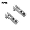 thumbnail image 4 of MYG 2x Metal Servo Rudder Arms Linkage Joint Tie Rod End Clevis for RC Boat Airplane, 4 of 9