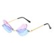 thumbnail image 2 of de sol sin montura de para mujer, de sin marco , de protección 400 Morado + Azul Soledad Gafas de sol Dragonfly sin montura, 2 of 7