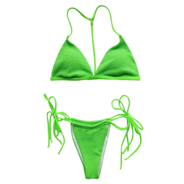 REORIAFEE Bathing Suits for Women Bandage Beachwear 2023 Bikini 2023