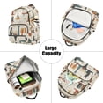 thumbnail image 5 of FORMRS Mini Backpack Purse for Women Travel Daypack Casual Shoulder Bag, Cats Reading Pattern, 5 of 7
