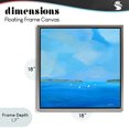 thumbnail image 4 of Stupell Industries Rustic Lodge A Perfect Day Seascape Gray Floating Frame Canvas Art, 18 x 18, by Lynn Ericson Fine Art, 4 of 8