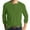 CC07-Green, variant on Inglocry Men's Henley Shirt - Long Sleeve Solid Color Cotton Henley Thermal Shirt - Undershirts for Men Navy M