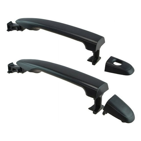 Left and Right Door Handle Set 2 Piece - Compatible with 2005 - 2015 Toyota Tacoma 2006 2007 2008 2009 2010 2011 2012 2013 2014