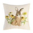 thumbnail image 1 of Rabbit Easter Day Pillow Cover Sofa Cover Cushion Cover Custom Home Decoration Body Pillowcase Silk, 1 of 2