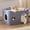 Grey, variant on Cat House for Indoor Cats, Extra Wide Scratch Resistant Felt Cat Condo, Hideaway Pet Cave Bed with Fluffy Ball and Tunnel for Kitten, Small Dogs, Rabbits, 22.4 x 13.7 x 14.9, Coffee