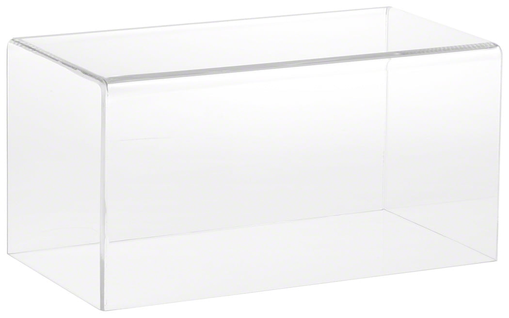 Plymor Clear Acrylic Display Case with Clear Base 10/" x 10/" x 10/"