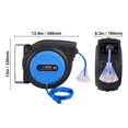 thumbnail image 2 of VEVOR Retractable Extension Cord Reel, 80 FT, Heavy Duty 12AWG/3C SJTOW Retractable Power Cord with Lighted Triple Tap Outlet, 15 Amp Circuit Breaker 180° Swivel Bracket for Ceiling or Wall Mount, 2 of 9