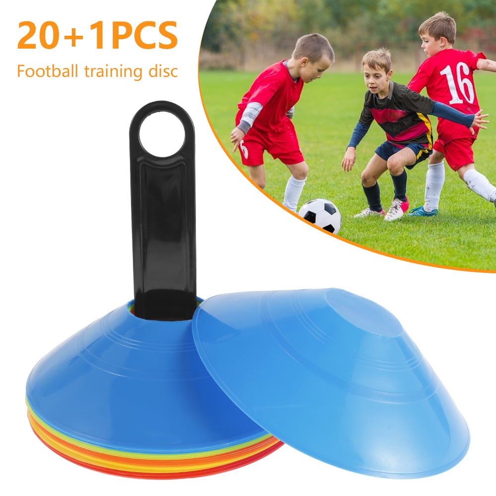 20pcs Football Training Cones muti coloured Football Sports Disc 
