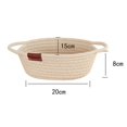 thumbnail image 3 of Simple Cotton Rope Storage Basket Desktop Sundries Factory Snacks Cotton Basket Storage Box, 3 of 6