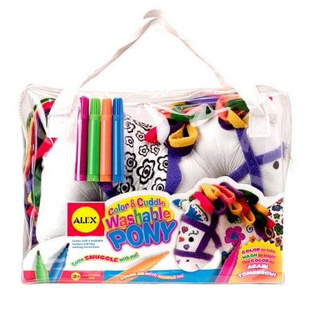 ALEX Toys Craft Color and Cuddle Pony Soft Toy