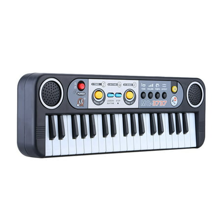 37 Keys Multifunctional Mini Electronic Keyboard Music Toy with Microphone Educational Electone Gift for Children Kids Babies