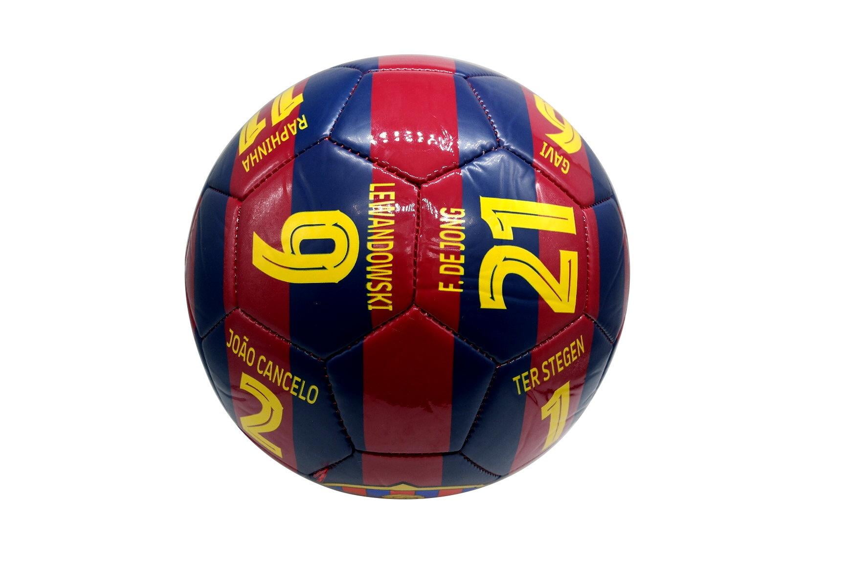 Icon Sports FC Barcelona Soccer Ball Official Licensed Player Number Ball 06 [Size 5]