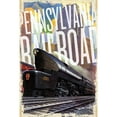 thumbnail image 3 of Marmont Hill "Pennsylvania Railroad" Painting Print on Canvas, 3 of 5