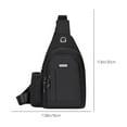 thumbnail image 3 of Chest Bag Men's Waterproof Wearable Cloth Shoulder Slanting Small Backpack Light Crossbody Bag, 3 of 7