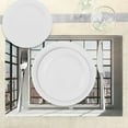 thumbnail image 3 of Ambesonne Scenery Place Mats Set of 4, Urban Modern City View, Standard Size, Pale Brown White, 3 of 6