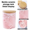 thumbnail image 3 of Tarro de aperitivos para perros, bote de cerámica y madera para alimentos para mascotas, tarro de almacenamiento de galletas para perros, 3 of 6