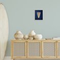 thumbnail image 4 of Stupell Industries Contemporary Cone Shell on Blue White Framed Giclee Art, 11 x 14, by Graffitee Studios, 4 of 8