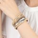 thumbnail image 3 of s bohemia brazalete de material cuero de múltiples capas de cuerda vintage Beige Yuyangstore Pulsera de hojas multicapa, 3 of 6