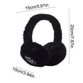 thumbnail image 3 of Eolstice Multi Functional Warm Bluetooth Earmuffs, Wireless Noise Reduction Headset, Foldable Heated Earmuffs For Outdoor Sports, Cold Weather Ear Warmers, Music Call Accessory(Black), 3 of 6