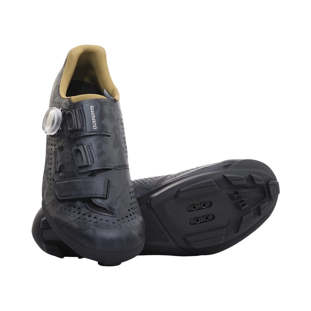 SHIMANO SH-RX600W Chaussure de Cyclisme Polyvalente pour Femmes, Gris, 8.5-9 Femmes (EU 41)