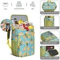 thumbnail image 5 of Banana Print Insulated Cooler Backpack - 20L High-Capacity Leakproof Soft Cooler Bag for Camping, Beach & Picnic with Long-Lasting Insulation & Multiple Pockets (Cute Tropical Fruit Design), 5 of 5