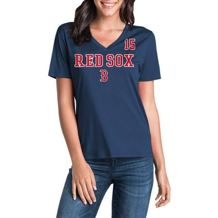 MLB Boston Red Sox Women's Dustin Pedroia Short Sleeve Player (Best Baseball Players Of All Time Top 10)
