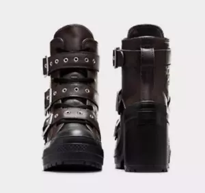 NEW CONVERSE Chuck 70 De Luxe Heel Leather & Buckles High  display picture 1