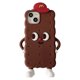 thumbnail image 1 of For iPhone 15 Silicone Case Cute Design Shockproof Phone Back Cover - Light Toast, 1 of 5