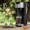 thumbnail image 2 of Black Single Serve Coffee Brewer Pods Compatible & Ground, 30 oz Compact Coffee Maker Single Serve With 5 Brew Sizes Up To 14 Oz, Fits Travel Mug, Adjustable Drip Tray, 2 of 6