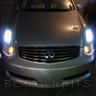 G35 Headlight Bulbs - 2003 2004 2005 Infiniti G35 Halogen Upgrade Replacement Bulbs headlights headlamps head lights lamps