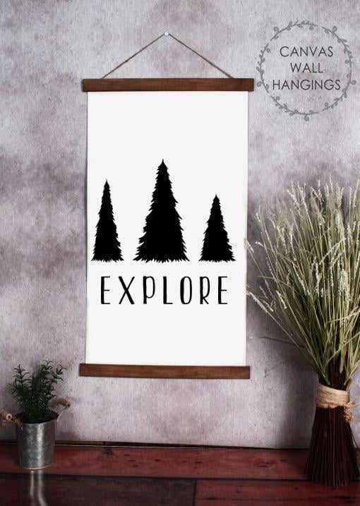 woodland wall hanging