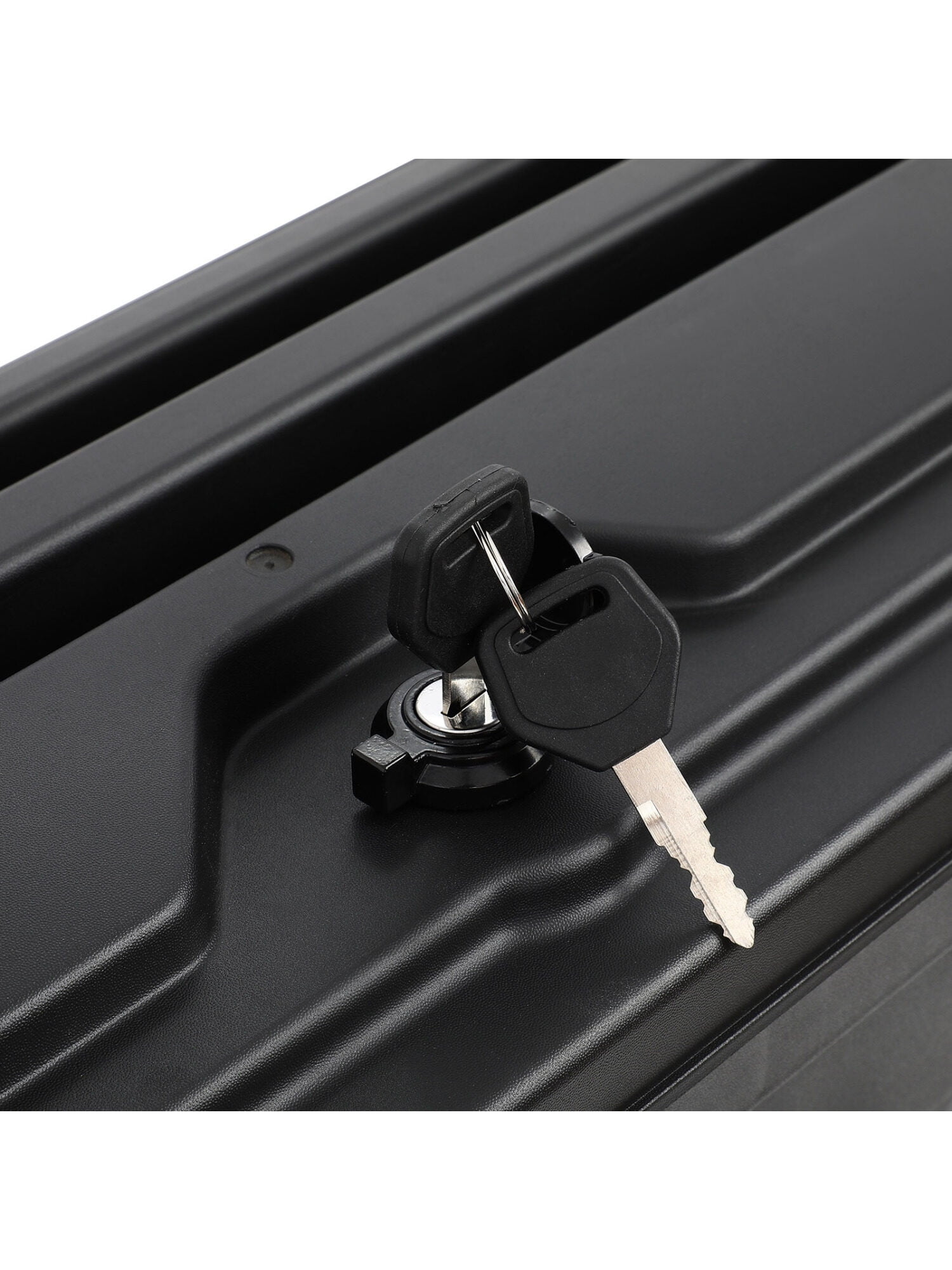 CCIYU Lockable Truck Bed Storage Tool Box Compatible for Chevrolet Silverado 2008-2019, for GMC Sierra 2008-2019 Black Toolbox, Rear Wheel Well Toolbox Driver Side