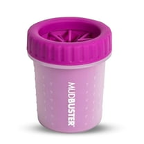 Dexas MudBuster Portable Dog Paw Washer and Cleaner, Petite, Fuchsia