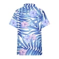 thumbnail image 4 of Camisas de Manga Corta para las Mujeres Impresas Cuello Redondo Blusa Casual, Fluido Y Versátil de las Mujeres, 4 of 5