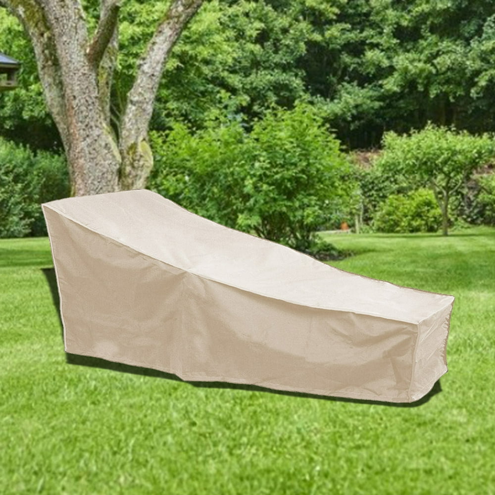 EZSPTO Beige Garden Patio Furniture Cover Waterproof Outdoor Lounge