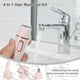 thumbnail image 3 of Facial Hair Removal for Women, 4 in 1 Hair Trimmer Hair Remover for Eyebrow, Legs, Bikini, Nose, with USB Charger, Pink, 3 of 8